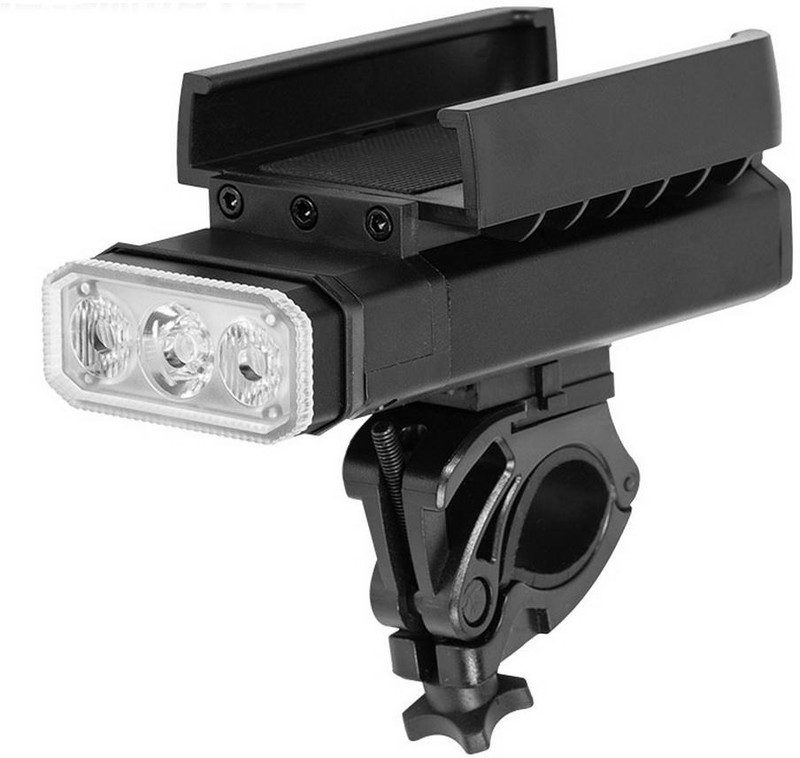 Vanrakshak BL-Z09 Rechargeable Bicycle Headlight USB Type-C Charging with Battery Bike Headlight Grill(Black)