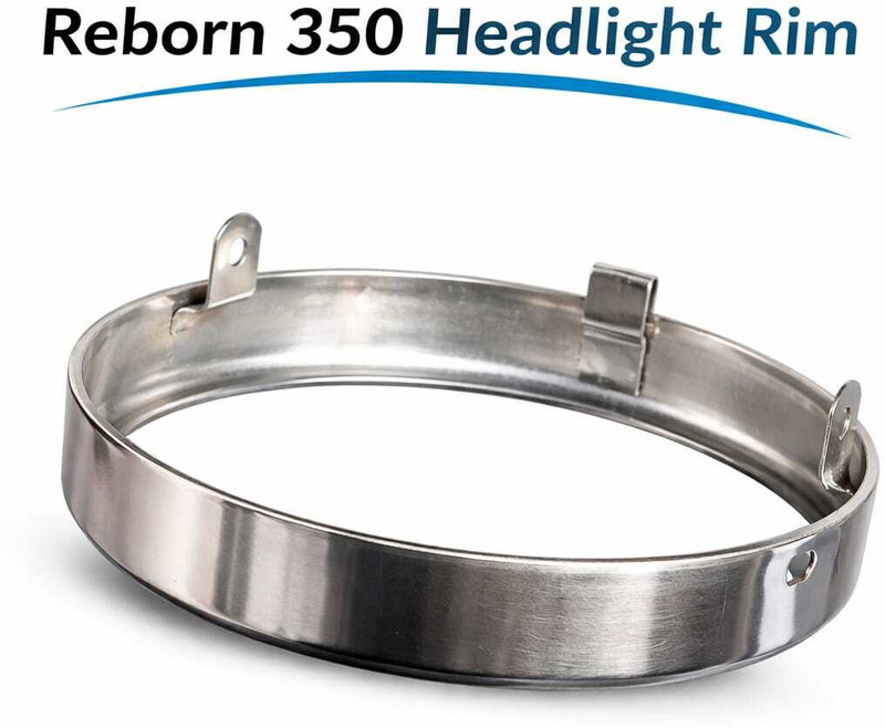 BikeFashionMart New Steel Reborn 350 Bike Headlight Grill(Steel)