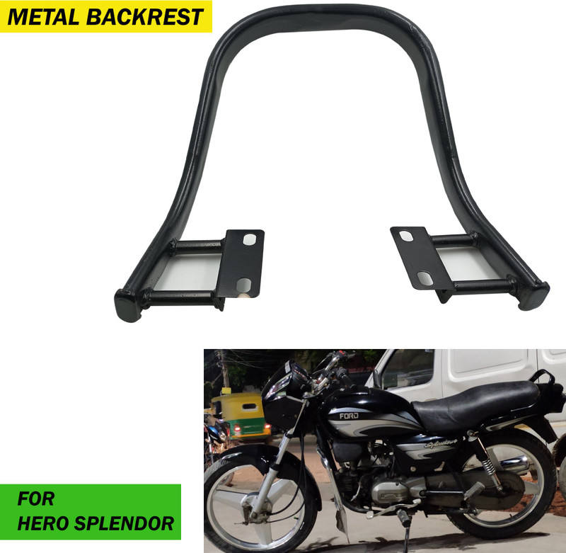 Znee Smart JEX105B-T SPLENDOR BACKREST Bike Headlight Grill(Black)