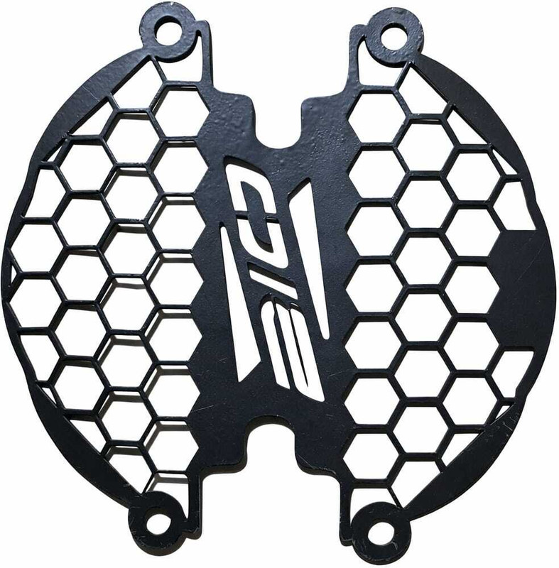AAMBEtraders xpulse headlight grill for headlight protection, headlight grill for xpulse 210 Bike Headlight Grill(Black)