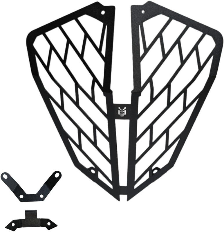 MILACHIN Ktm 390/250 Adventure Headlight Grill (Pack Of 1) (normal) Bike Headlight Grill(Black)