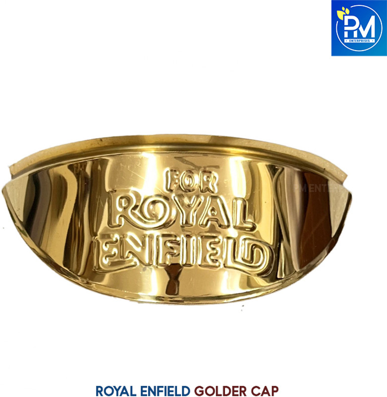 PM Enterprises Golden Royal Enfield Head Light Cap Golden Color Bike Headlight Cap Bike Headlight Grill(Gold)