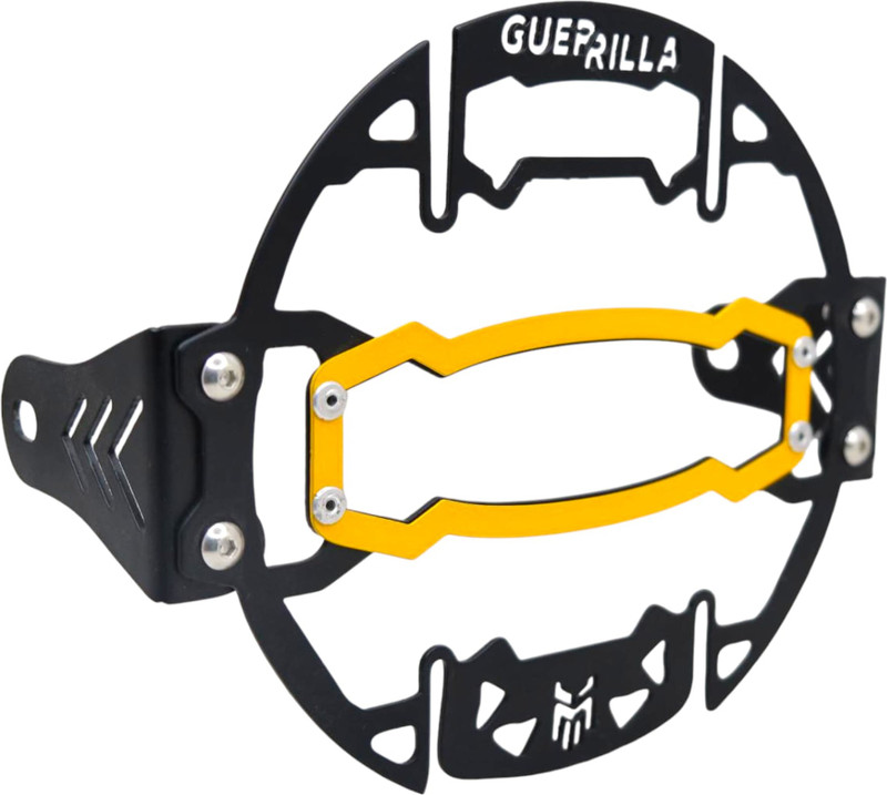MILACHIN 450 Bike Headlight Grill(Black, Yellow)