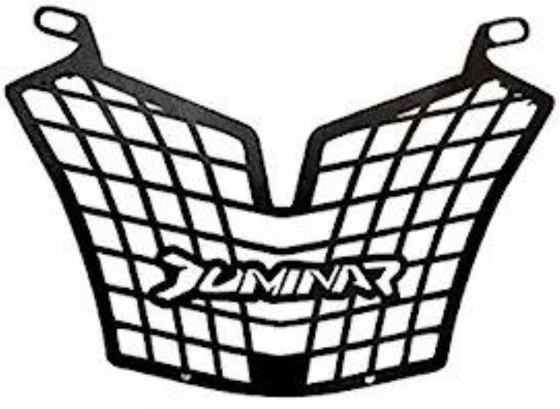 aqrin Heavy metal headlight grill for dominar 400 Bike Headlight Grill(Black)