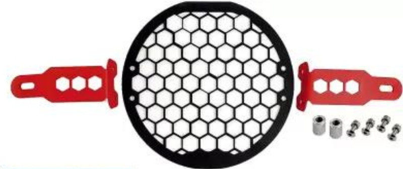 aqrin High quality material Headlight Grill for Xpulse 200 Bike Headlight Grill(Multicolor)