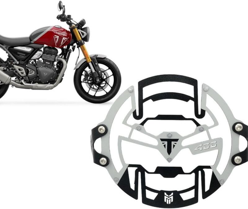 MILACHIN Triumph Speed 400 Headlight Grill Bike Headlight Grill(Black)