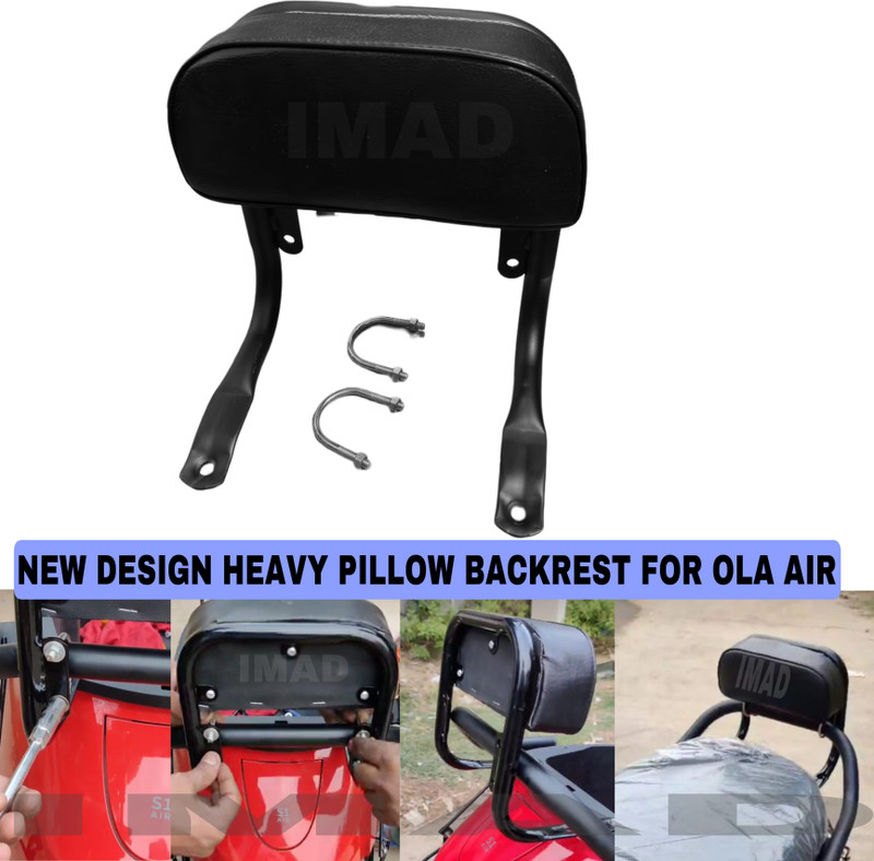 imad NEW ORIGINAL FITTING BACKREST FOR OLA AIR Bike Headlight Grill(Black)