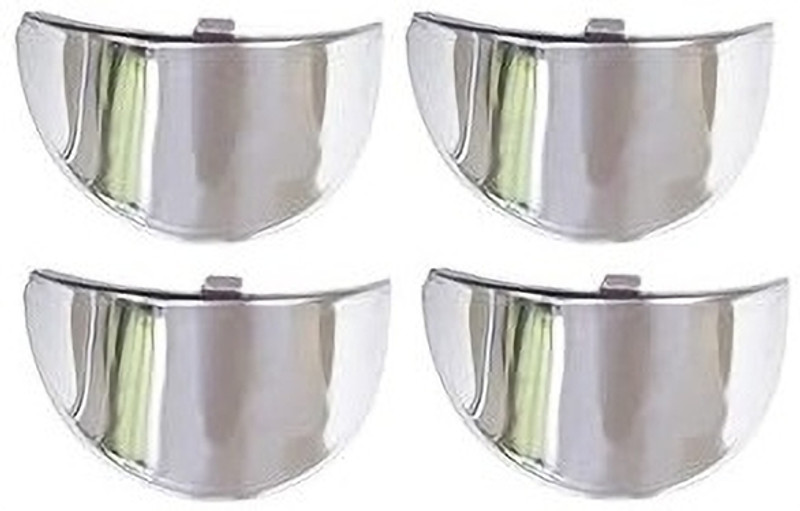 Golden Fox 03 Attractive Indicator Shades for Bullet, Classic, Electra and Standard 350/500 Bike Headlight Grill(Steel)
