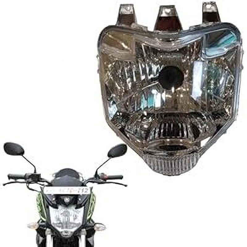 DIGICOP Bike Headlight Assembly For Yamaha Fz-S Fi V2 Bike Light Motorcycle Headlamp Bike Headlight Mount