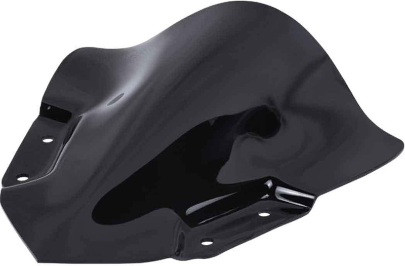 auto trends Short Visor Windshield Windshield Wind Deflector 2.0 Black Bike Headlight Visor