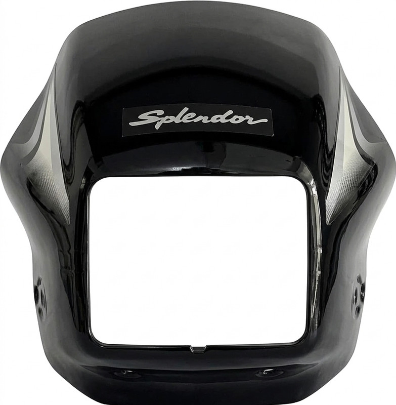 SmartKart 1994 -2015 Splendor BLK_GRY_A Bike Headlight Visor