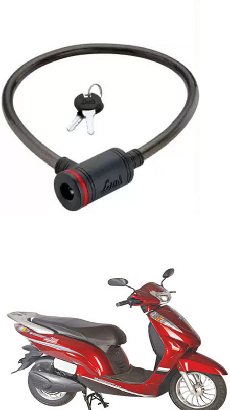 E-Shoppe Bike Cable Lock For E Scoot Cable Lock(Black)