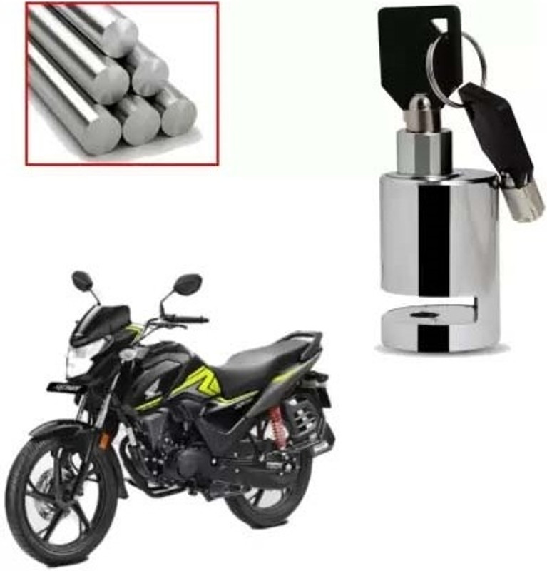 Weyride Best Quality Disc Brake Lock Anti Theft Stainless Steel 7mm Pin Wheel Locking Disc Lock(Steel)