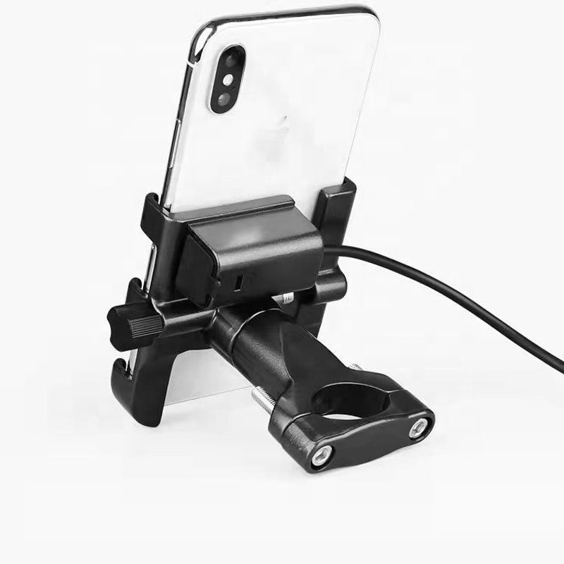 SUBTON BASICS bike mobile charging, mobile charging phone holder, Bike Mobile Holder(Black)