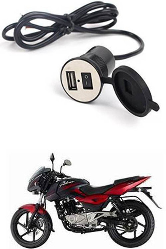 FKOK Bike USB Charger Socket Power Outlet 5V 2 A for Pulsar 180 DTS-i 12 A Bike Mobile Charger