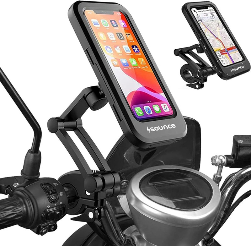 INFIMART Bike Mobile Phone Holder With Waterproof Touchscreen Bike Mobile Holder(Multicolor)