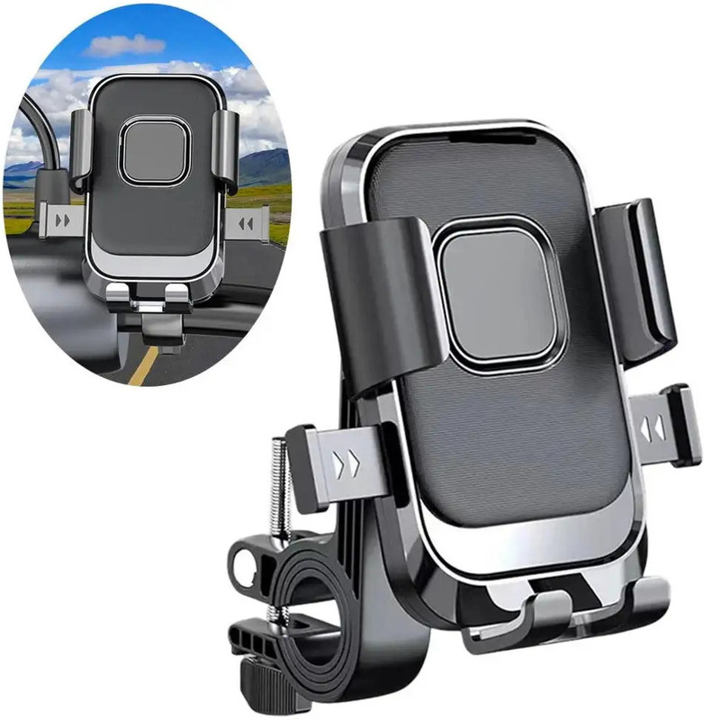 X9X XY-088 Waterproof 360° Adjustable Bike Mobile Holder for All Smartphones Bike Mobile Holder(Black, Multicolor)
