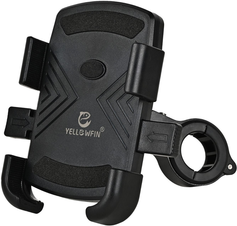 Yellowfin Yellowfin Quick Release Jaw Grip 360° Rotation Bike Mobile Holder(Black)