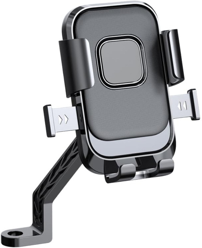 TROST Bike Bicycle Rear View Mobile Stand, Universal Cell Phone Mobile Stand Bike Mobile Holder(Black)