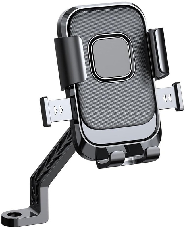 RelElseTech Bike Mobile Stand with 360° Rotation – Handlebar Phone Holder Black Mobile Holder