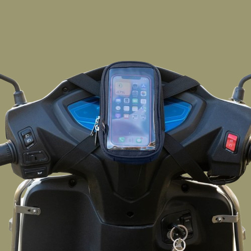 Darkview Mobile Holder/Stand/Mount Pouch for Scooters-360 Bike Mobile Holder(Black)