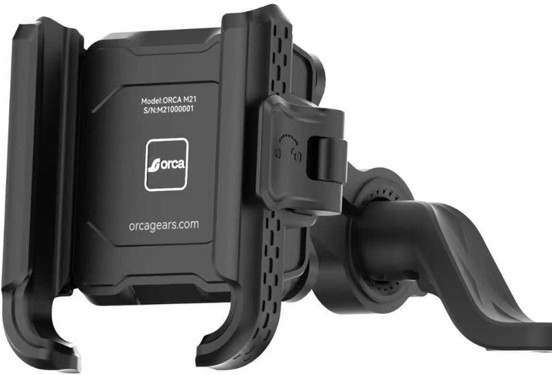 ORCA M21 Pro+ Bike Phone Mount, Quad-Shock Dampener, 360° Quick Release Stable! Bike Mobile Holder(Black)