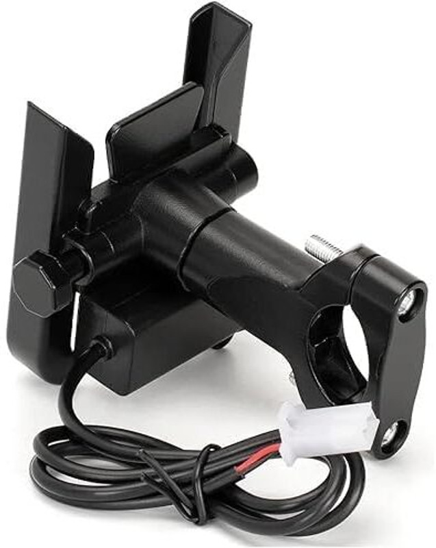 Shree Ganesh Bike Mobile Holder(Black)