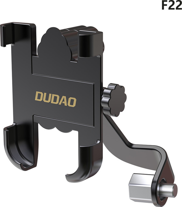 DUDAO F22 Premium Phone Mount For Rearview Mirror, 360° Rotation Adjustable, Universal Bike Mobile Holder(Black)