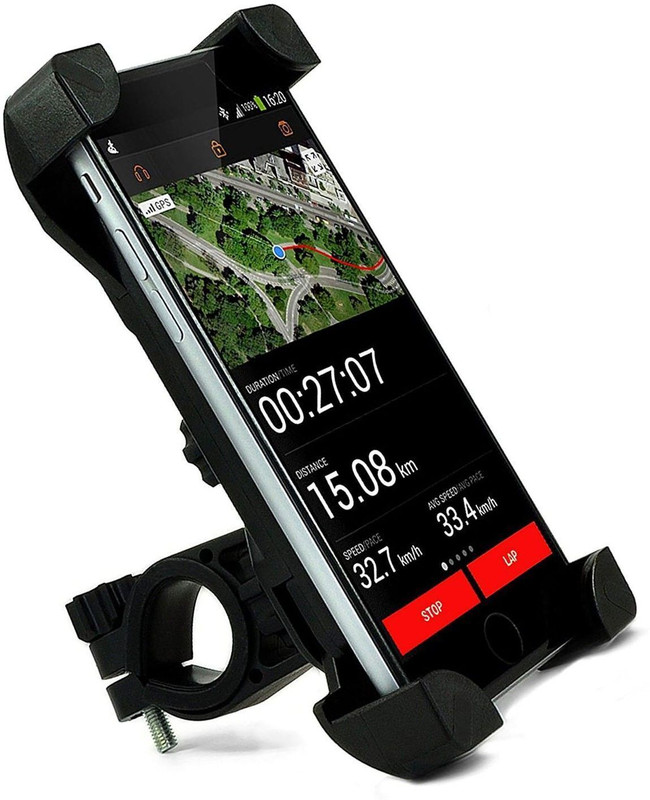 FERONS Selenophile Bike Mobile Holder 360 Degree Rotating smart phone Compatibility Bike Mobile Holder(Black)