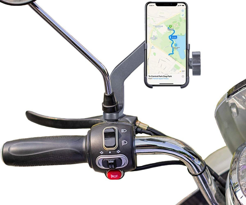 Bodoma Waterproof Bike Mount 360‚° Rotation Bike Bicycles for Any Mobiles GPS Bike Mobile Holder(Black)