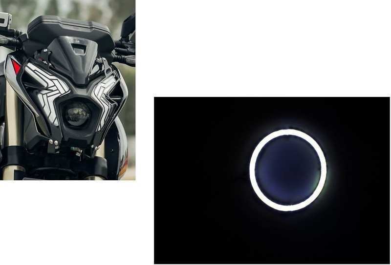 VermsBikers Pulsar Ns400z/N160/N250/N150 Ring Light white 1pc Projector Lens