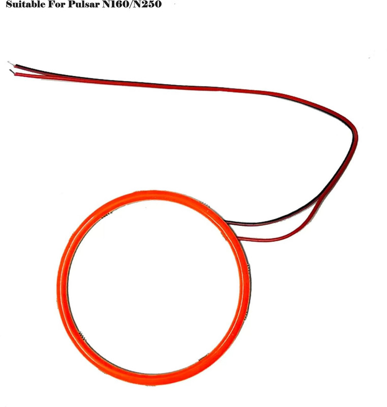 VermsBikers bajaj pulsar N250 eyes ring light red headlight unit Projector Lens