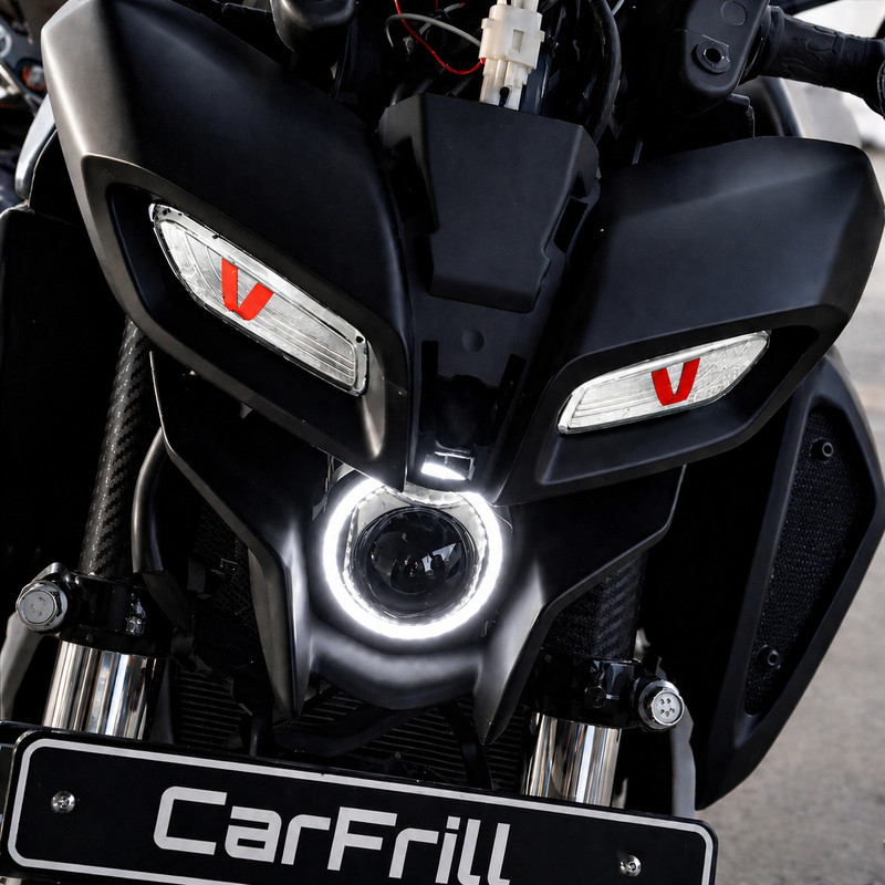 Campark Angel Eyes Ring Light for Headlight Eyes Led Ring COB LED Halo Ring Projector Lens