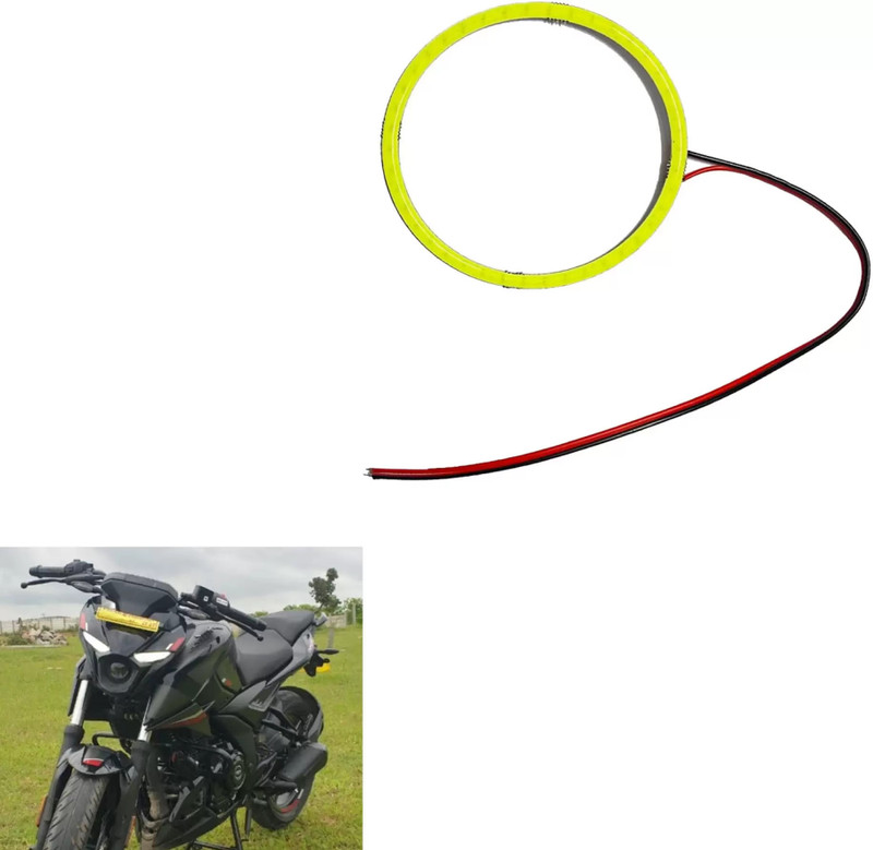 VermsBikers Pulsar N160/N250 Angel white Eye Ring light 60mm For Headlight Projector Lens