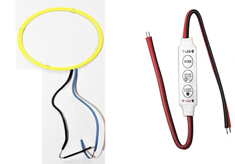 DheVan R15V4/V4m Ring Light White 70mm Bike Projector lens Led ring light With Switch Projector Lens