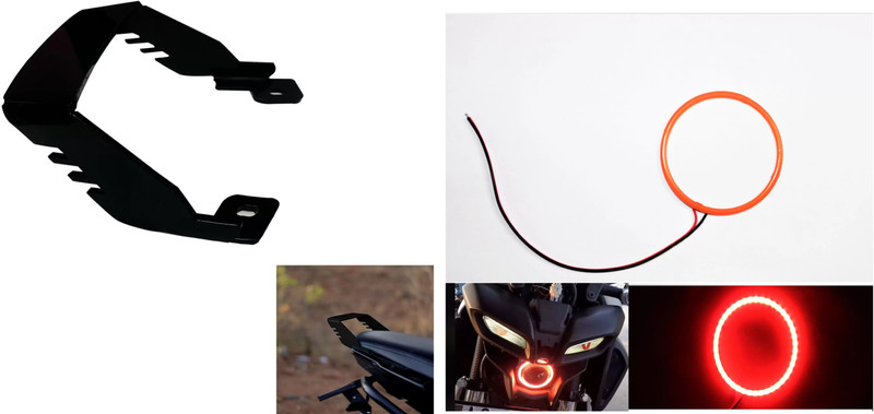 acube mart MT15 ring light 60mm red 1pc with Grab Rail For MT 15 V1 & V2 black, led Projector Lens