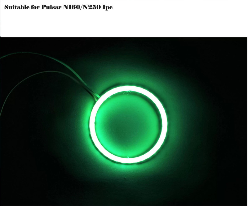 VermsBikers bajaj n160 angle eyes ring light green suitable for pulsar n160/n250 Projector Lens