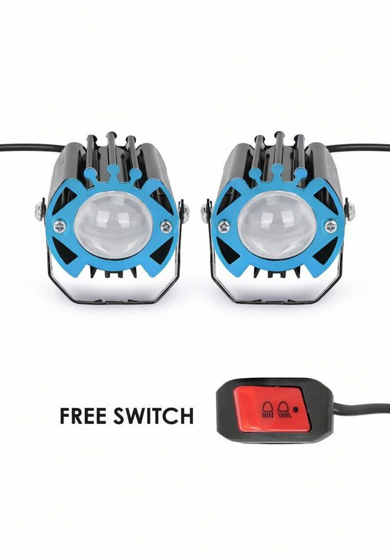 Moto Vibe Enterprises Bright Mini Driving Led (Universal For Car, Pack of 2) Projector Lens