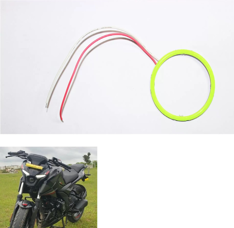 VermsBikers pulsar n160/250 Angel ring light 60mm green projector headlight ring Projector Lens