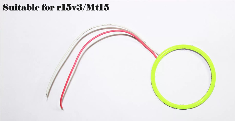 VermsBikers angle ring light Demon/Angle Eyes headlight.60mm high bright Projector Lens