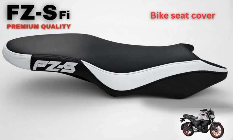 Hena FZ -S Bike Seat Cover Version 3 And 4 Premium Quality Single Bike Seat cover Single Bike Seat Cover For Yamaha FZ-S