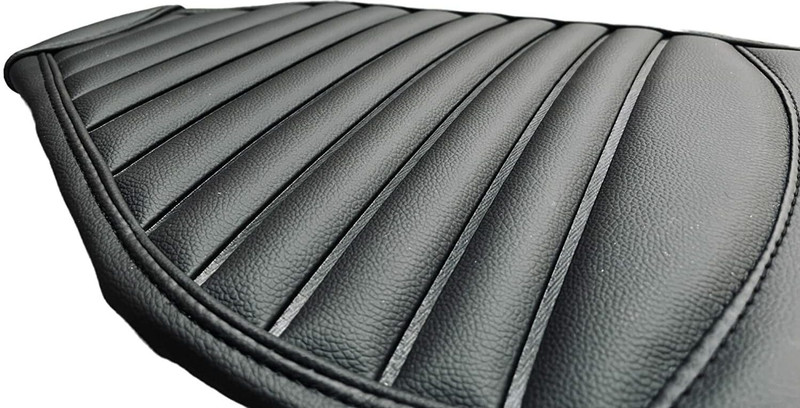 MILACHIN Hunter Black Pipelining Pro Single Bike Seat Cover For Royal Enfield Universal For Bike