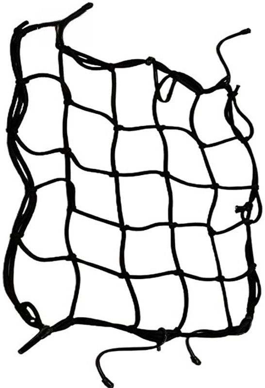 Dhe Best Universal Strong Bungee Net/Seat Jali Motorcycle Helmet Holder 6 For All Bikes Single Bike Seat Cover For NA NA