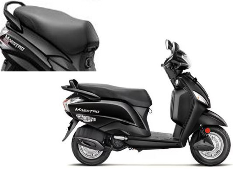 SANACREATION MAESTRO SEAT COVER_02 Single Bike Seat Cover For Hero Maestro