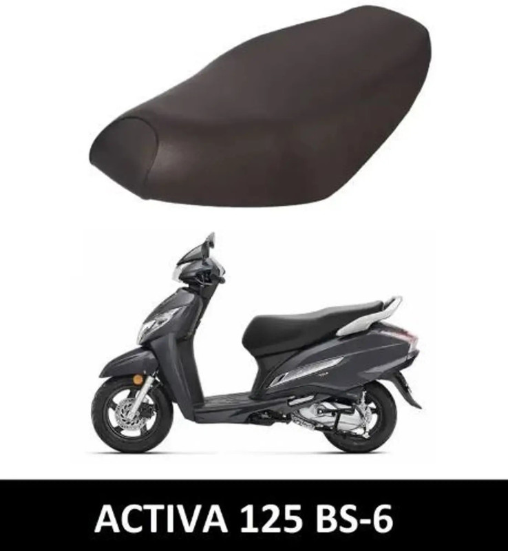 carbox Honda Activa 125 Scooty Removable & Washable PU Leather Waterproof ACT-125 Single Bike Seat Cover For Honda Activa 125
