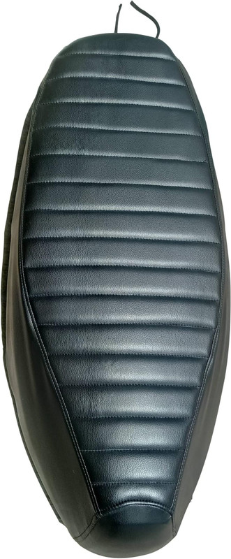 carbox Jupiter Scooty SEAT Cover,PU Leather, 10mm Cushion Foam [ Black ] Single Bike Seat Cover For TVS Jupiter