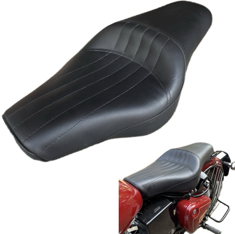 Khajanchi MHJ3899 Single Bike Seat Cover For Royal Enfield Classic Chrome, Classic Desert Storm, Bullet Classic, Classic, Classic 350, Classic 500