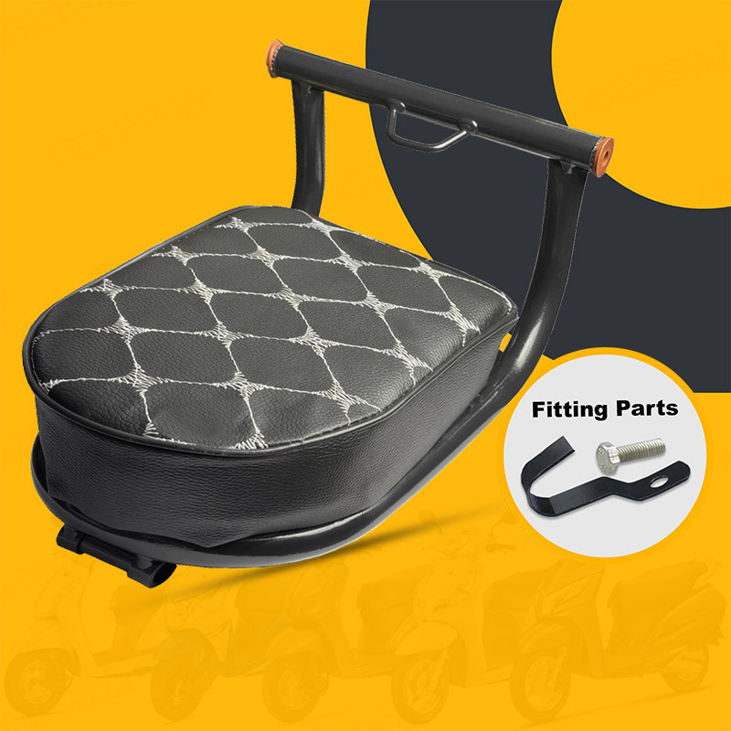 Generox PREMIUM QUALITY BABY/CHILD SEAT FOR ALL SCOOTY Single Bike Seat Cover For Honda Activa, Activa 125, Aviator, Dio, Activa 5G