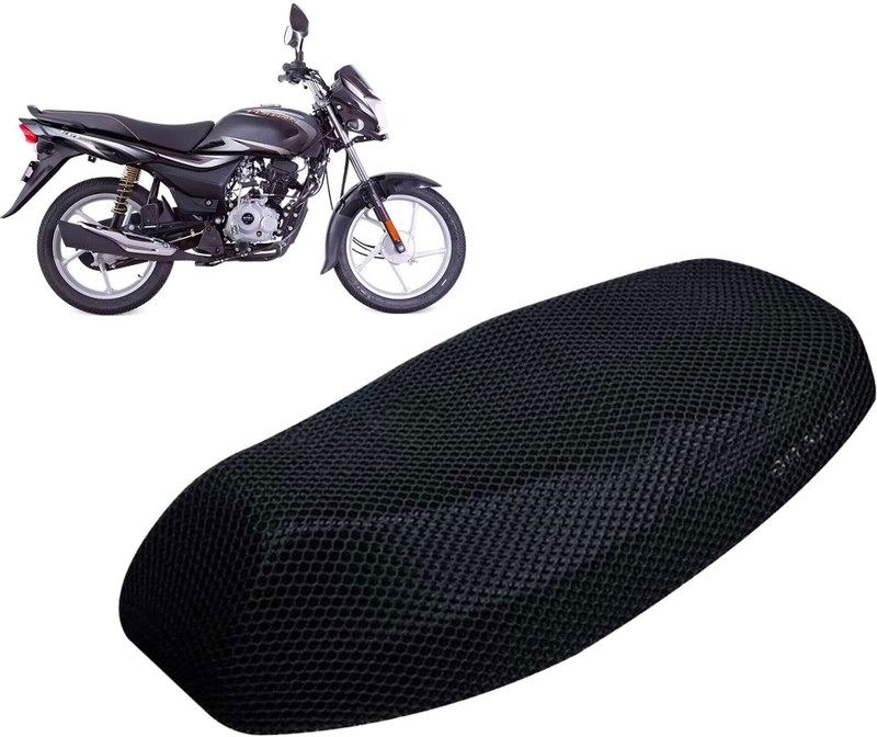 Lakshmina Enterprises 2XL-012 Free Size 3D Motorcycle/Bike Seat Cover Breathable Mesh Net Cushion Single Bike Seat Cover For Bajaj Platina 100 DTS-i