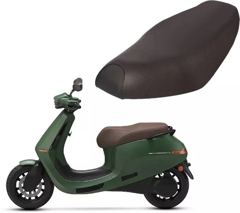 VTRUSRT Ola S1 Pro 2"GEN Scooty Removable & Washable PU Leather Waterproof Seat Cover Single Bike Seat Cover For Ola S1 Pro